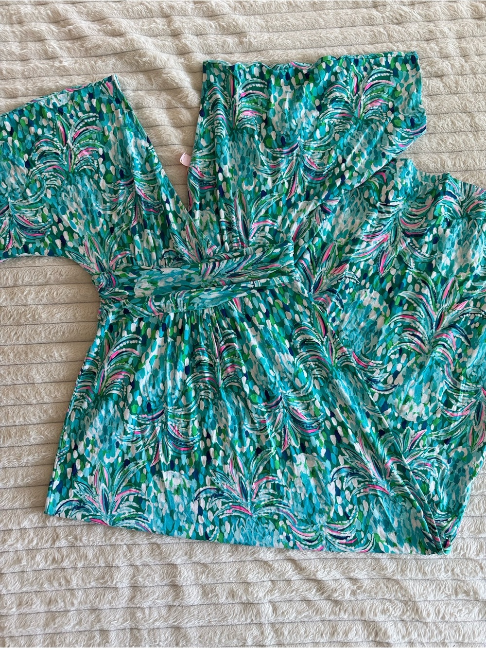 Lilly Pulitzer Teal V-Neck Maxi Dress 🩵🩵🩵
